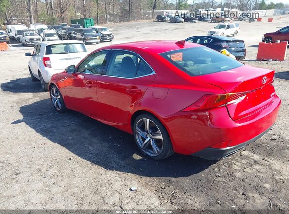 JTHBA1D21H5048286 2017 LEXUS IS 200T Red Tył lewy