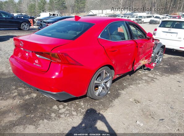 JTHBA1D21H5048286 2017 LEXUS IS 200T Red Tył prawy