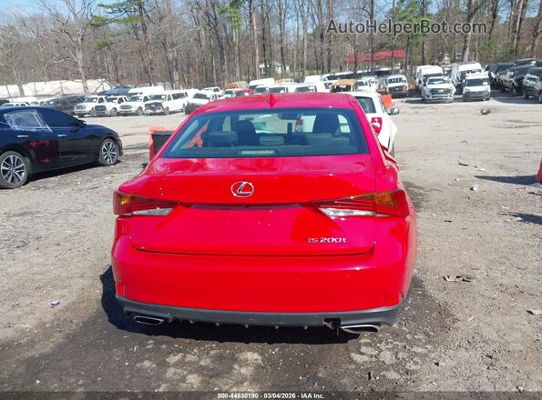 JTHBA1D21H5048286 2017 LEXUS IS 200T Red 