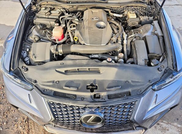 JTHBA1D22J5063806 2018 LEXUS IS Gray Widok wnętrza z tyłu
