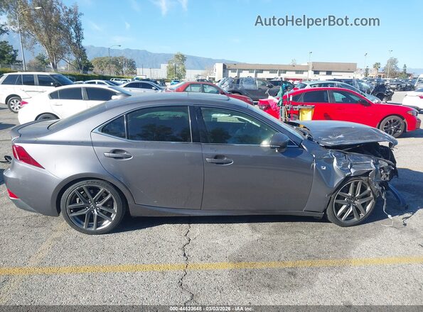 JTHBA1D24G5002515 2016 LEXUS IS 200T Gray Սալոնի հետևի տեսք
