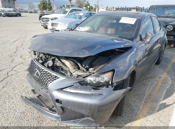 JTHBA1D24G5002515 2016 LEXUS IS 200T Gray Առջևի ձախ երեք քառորդ տեսարան
