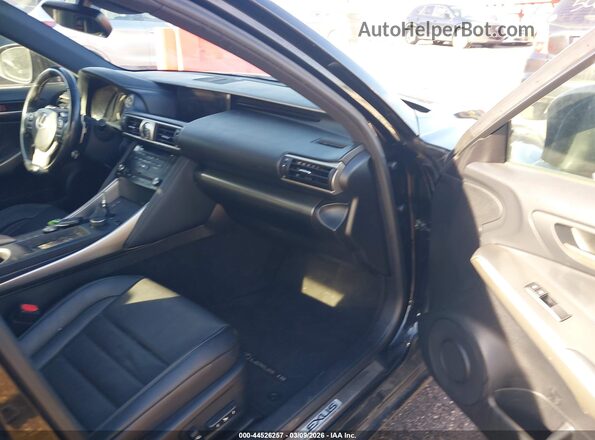 JTHBA1D24H5046516 2017 LEXUS IS 200T Black Front interior view