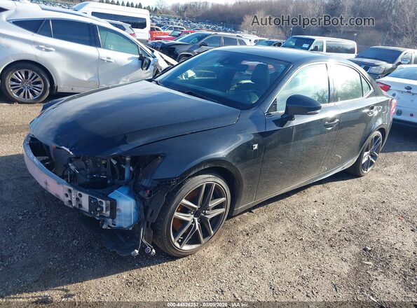 JTHBA1D24H5046516 2017 LEXUS IS 200T Black Front left