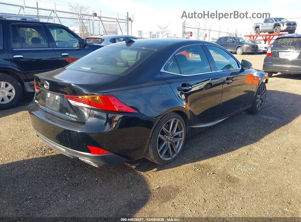 JTHBA1D24H5046516 2017 LEXUS IS 200T Black Rear right