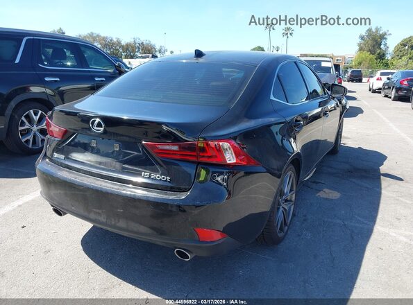 JTHBA1D25G5014978 2016 LEXUS IS 200T Black Rear right