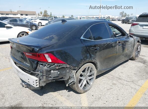 JTHBA1D25G5018965 2016 LEXUS IS 200T Black Tył prawy