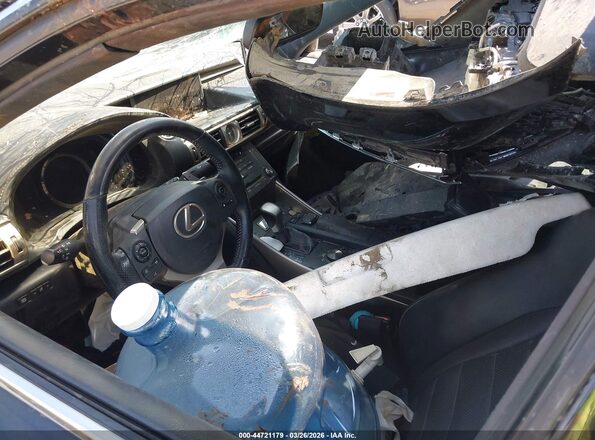 JTHBA1D25G5018965 2016 LEXUS IS 200T Black Widok wnętrza z przodu