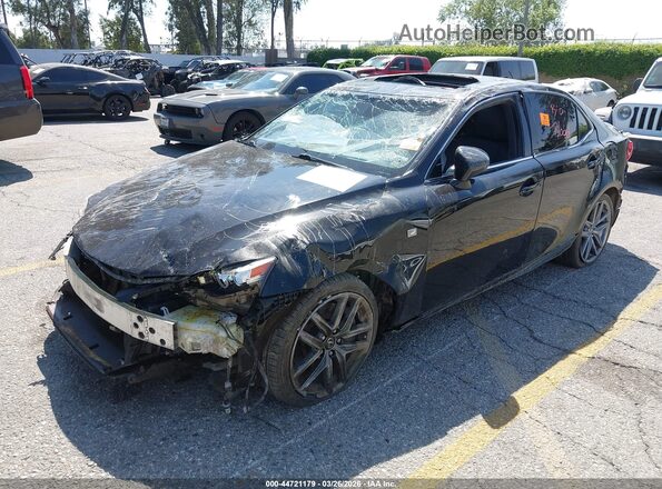 JTHBA1D25G5018965 2016 LEXUS IS 200T Black Przód lewy