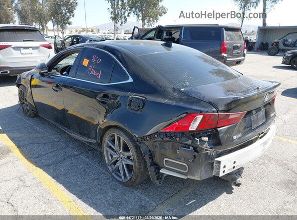 JTHBA1D25G5018965 2016 LEXUS IS 200T Black Tył lewy