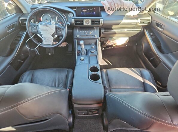 JTHBA1D26G5013340 2016 LEXUS IS Gray Dashboard view