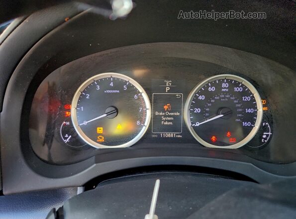 JTHBA1D26G5013340 2016 LEXUS IS Gray Instrument cluster view