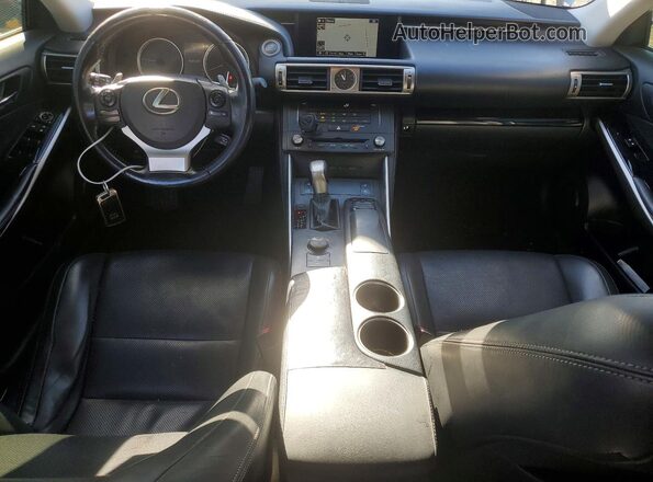 JTHBA1D27G5014397 2016 LEXUS IS Gray Вид панелі приладів