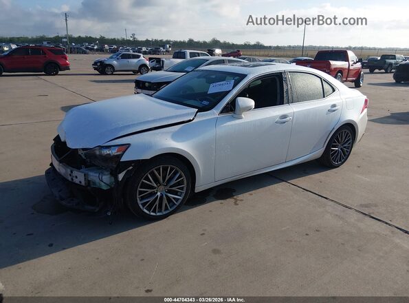 JTHBA1D27G5025643 2016 LEXUS IS 200T White Передня ліва чверть