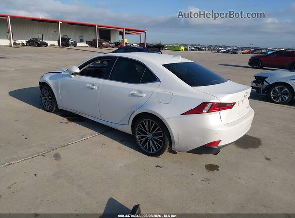JTHBA1D27G5025643 2016 LEXUS IS 200T White Задня ліва чверть