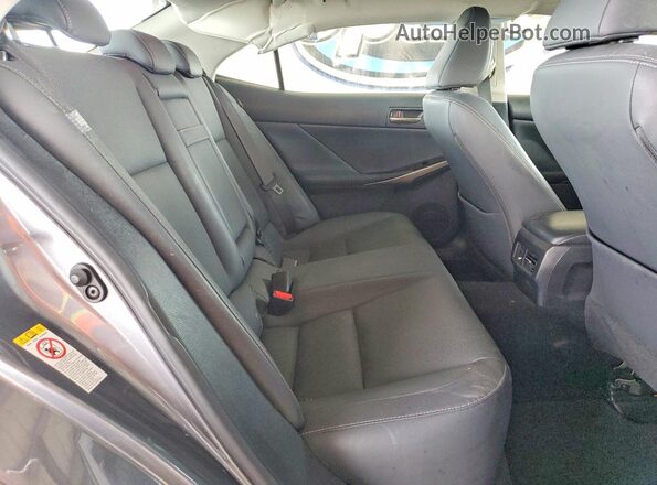 JTHBA1D27K5084409 2019 LEXUS IS Gray Vista de los asientos traseros