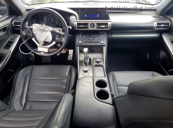 JTHBA1D28G5011962 2016 LEXUS IS Gray Dashboard view