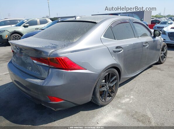 JTHBA1D28H5044106 2017 LEXUS IS 200T Gray Задня права чверть
