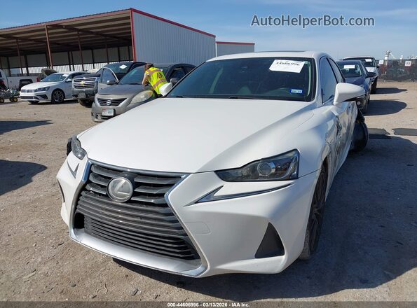 JTHBA1D28H5053565 2017 LEXUS IS 200T White Vista tres cuartos delantera izquierda