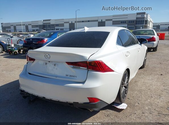 JTHBA1D28H5053565 2017 LEXUS IS 200T White Trasero derecho