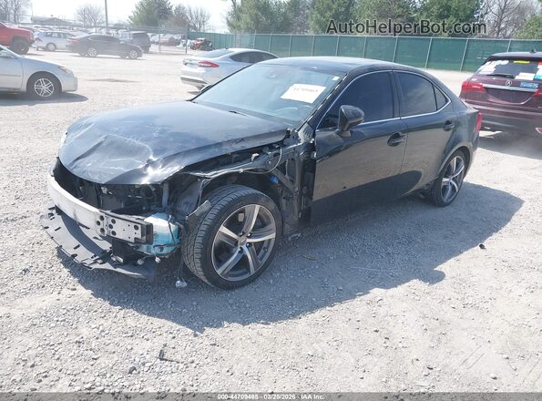 JTHBA1D28K5092602 2019 LEXUS IS 300 Black წინა მარცხენა ხედი სამი მეოთხედიდან