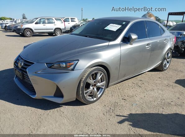 JTHBA1D29H5044633 2017 LEXUS IS 200T Gray Vista tres cuartos delantera izquierda