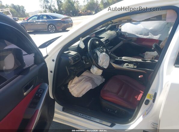 JTHBA1D29H5051369 2017 LEXUS IS 200T White Սալոնի դիմացի տեսք