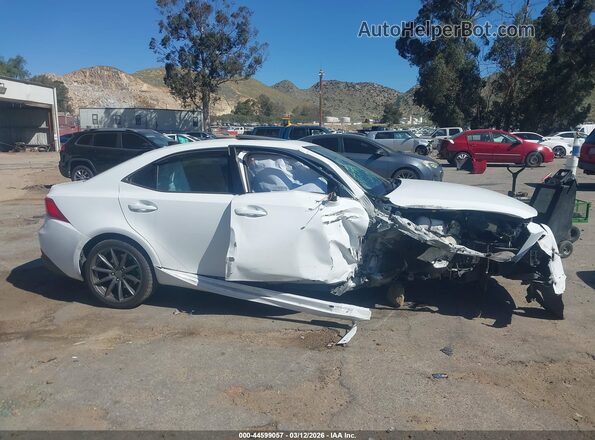 JTHBA1D29H5051369 2017 LEXUS IS 200T White Սալոնի հետևի տեսք