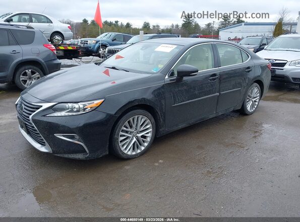 JTHBK1GG3G2230916 2016 LEXUS ES 350 Black Передня ліва чверть