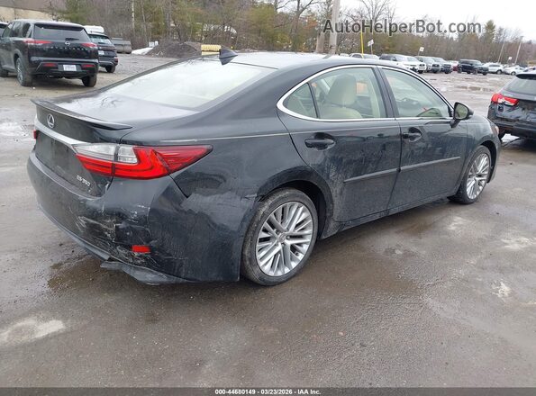 JTHBK1GG3G2230916 2016 LEXUS ES 350 Black Задня права чверть