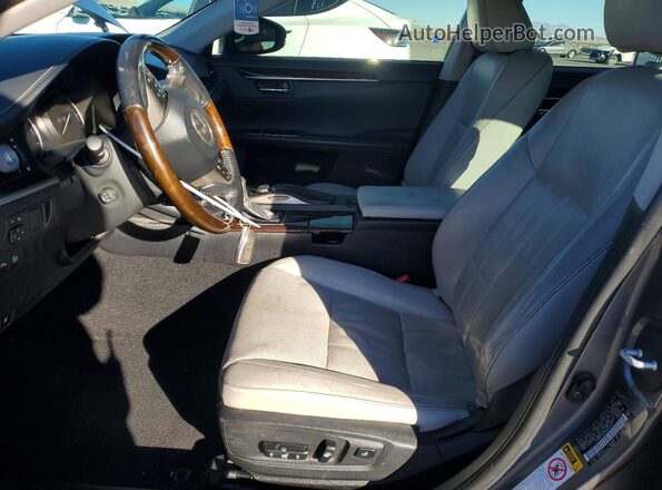 JTHBK1GG8G2229227 2016 LEXUS ES Gray Vista interior delantera