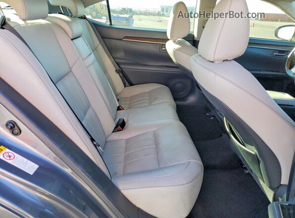JTHBK1GG8G2229227 2016 LEXUS ES Gray Vista de los asientos traseros