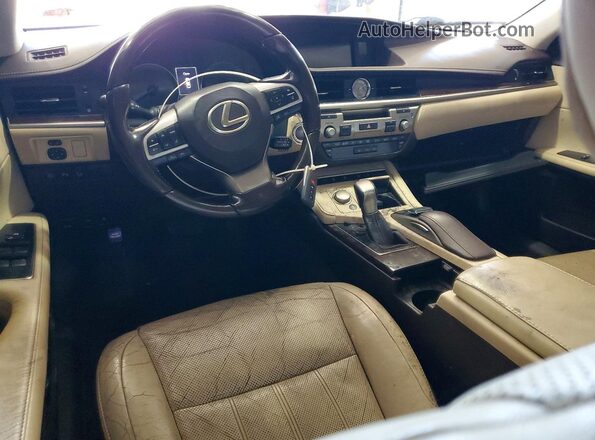 JTHBK1GG9G2236977 2016 LEXUS ES350 Black ხელსაწყოთა პანელის ხედი
