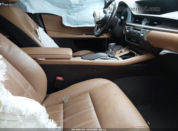 JTHBK1GGXG2232243 2016 LEXUS ES 350 White Вид салону спереду