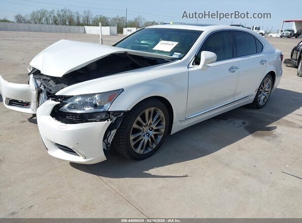 JTHBL5EF4G5139702 2016 LEXUS LS 460 White Front left