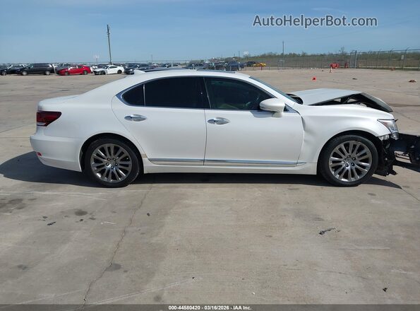 JTHBL5EF4G5139702 2016 LEXUS LS 460 White Rear interior view