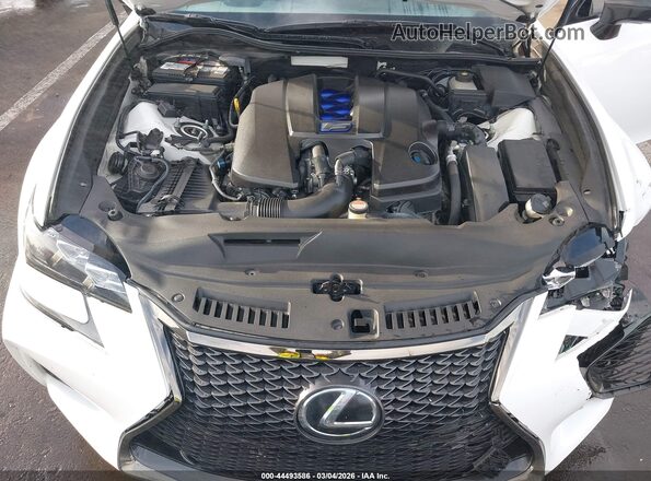 JTHBP1BL5GA000693 2016 LEXUS GS-F Белый Вид сзади