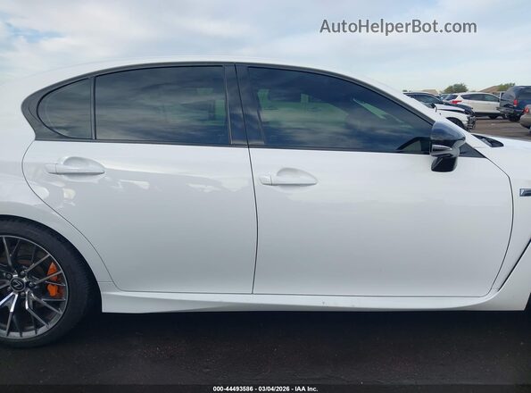 JTHBP1BL5GA000693 2016 LEXUS GS-F Белый Вид задней части салона