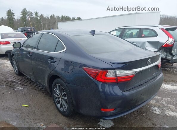 JTHBW1GG4H2152006 2017 LEXUS ES 300H Black Հետևի ձախ