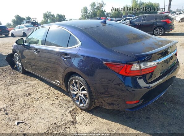 JTHBW1GG4H2163460 2017 LEXUS ES 300H Синий Задняя левая четверть