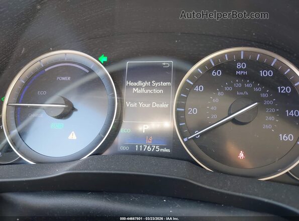 JTHBW1GG4H2163460 2017 LEXUS ES 300H Синий Вид задних сидений