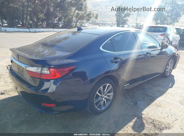 JTHBW1GG4H2163460 2017 LEXUS ES 300H Синий Задняя правая четверть