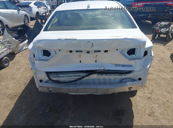 JTHBW1GG8H2147455 2017 LEXUS ES 300H Белый Вид спереди