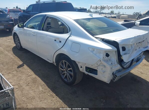 JTHBW1GG8H2147455 2017 LEXUS ES 300H Белый Задняя левая четверть