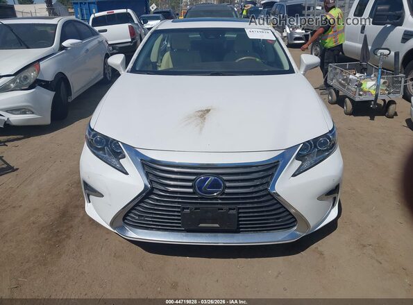 JTHBW1GG8H2147455 2017 LEXUS ES 300H Белый Вид задней части салона
