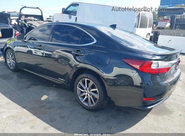 JTHBW1GG9G2104113 2016 LEXUS ES 300H Black Задня ліва чверть