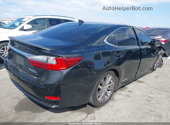 JTHBW1GG9G2104113 2016 LEXUS ES 300H Black Задня права чверть