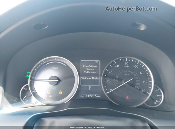 JTHBW1GG9G2104113 2016 LEXUS ES 300H Black Вид задніх сидінь