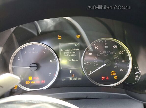 JTHBZ1B25R5080879 2024 LEXUS IS Black Вид щитка приладів