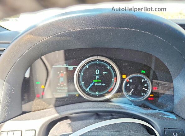 JTHBZ1BL4KA018055 2019 LEXUS GS Silver Instrument cluster view